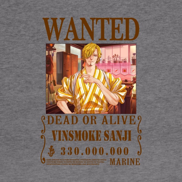 Vinsmoke Sanji One Piece Wanted by Teedream